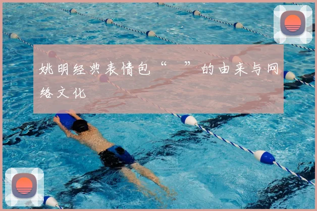 姚明经典表情包“囧”的由来与网络文化